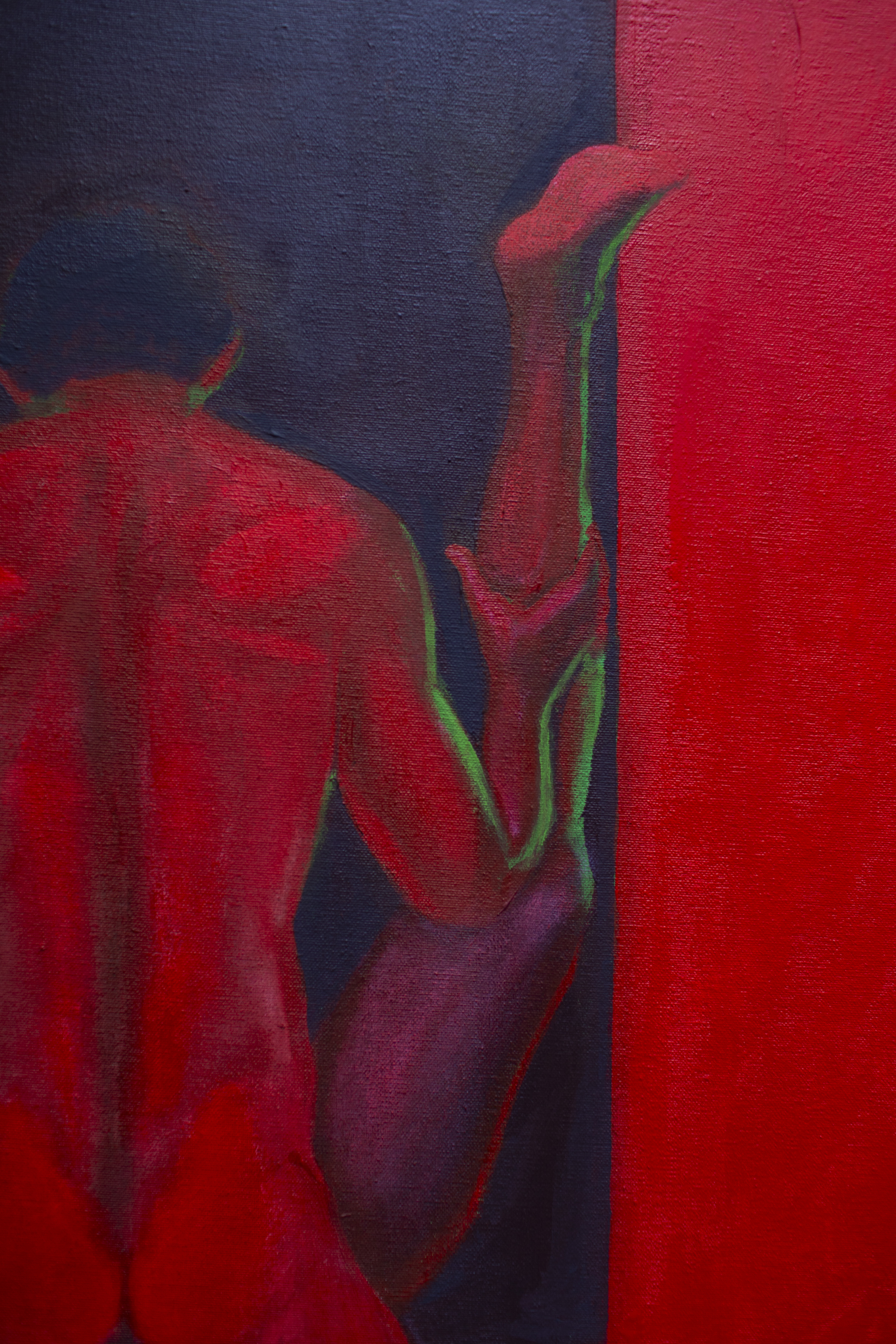 El cuarto rojo — detalle 1